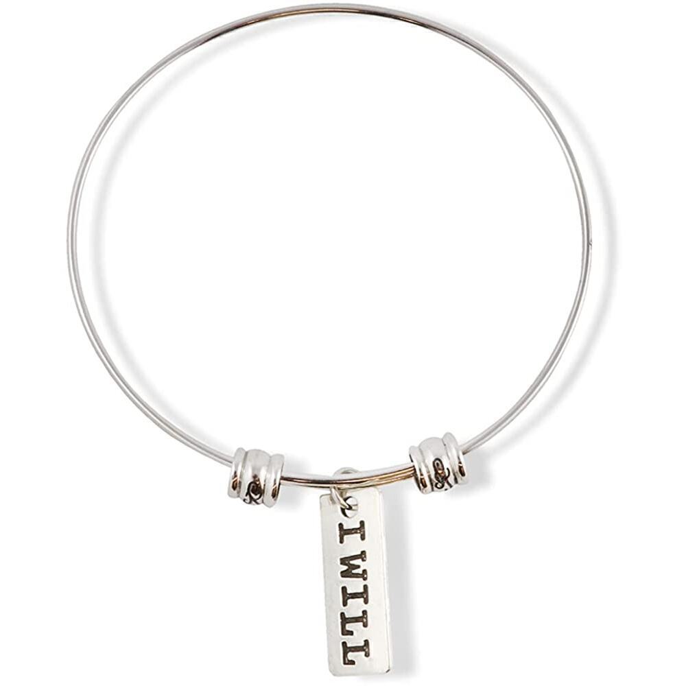 I Will Fancy Charm Bangle Bracelet